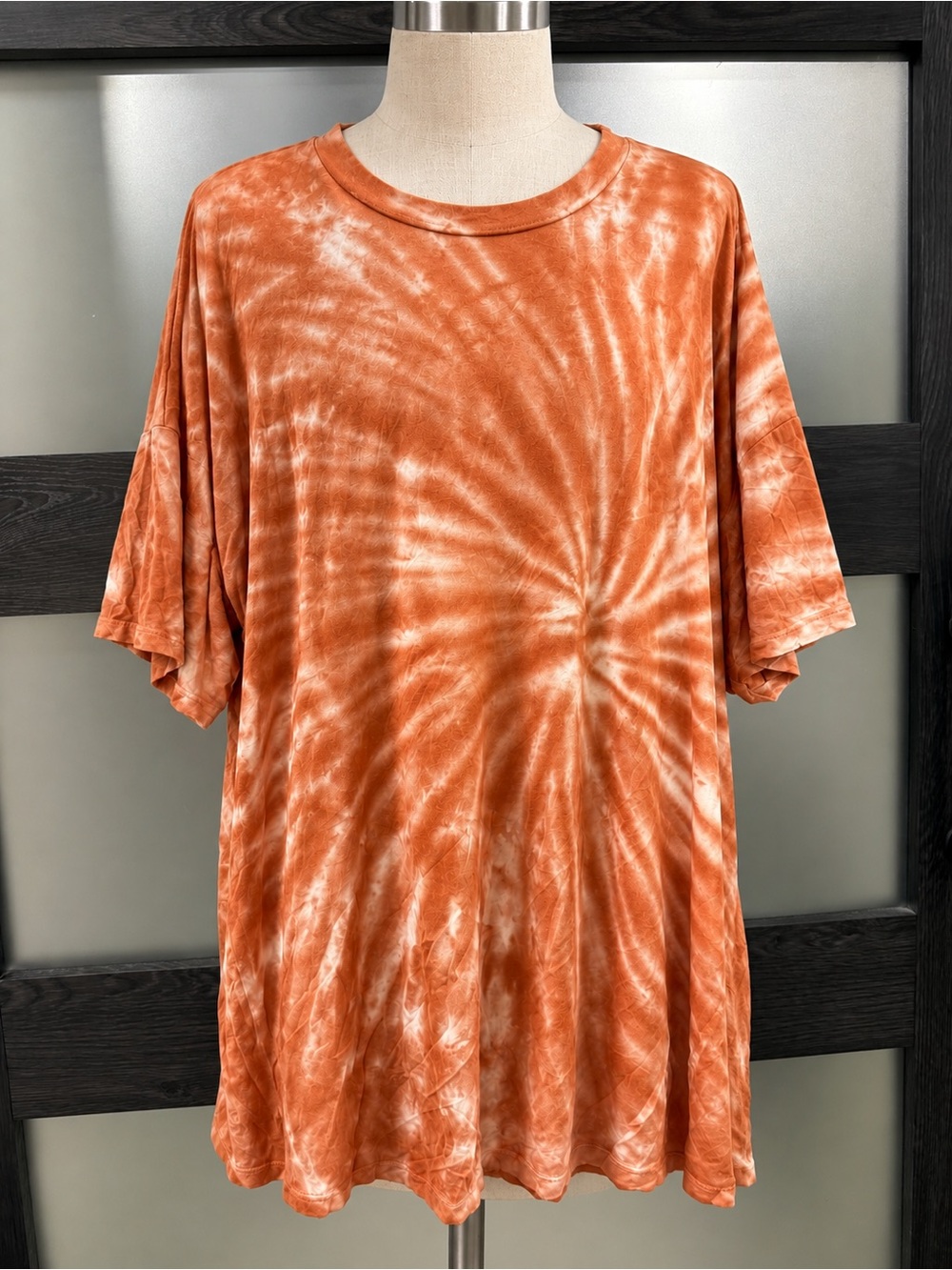ZENANA Tye Dye Oversized Boyfriend T-Shirt L